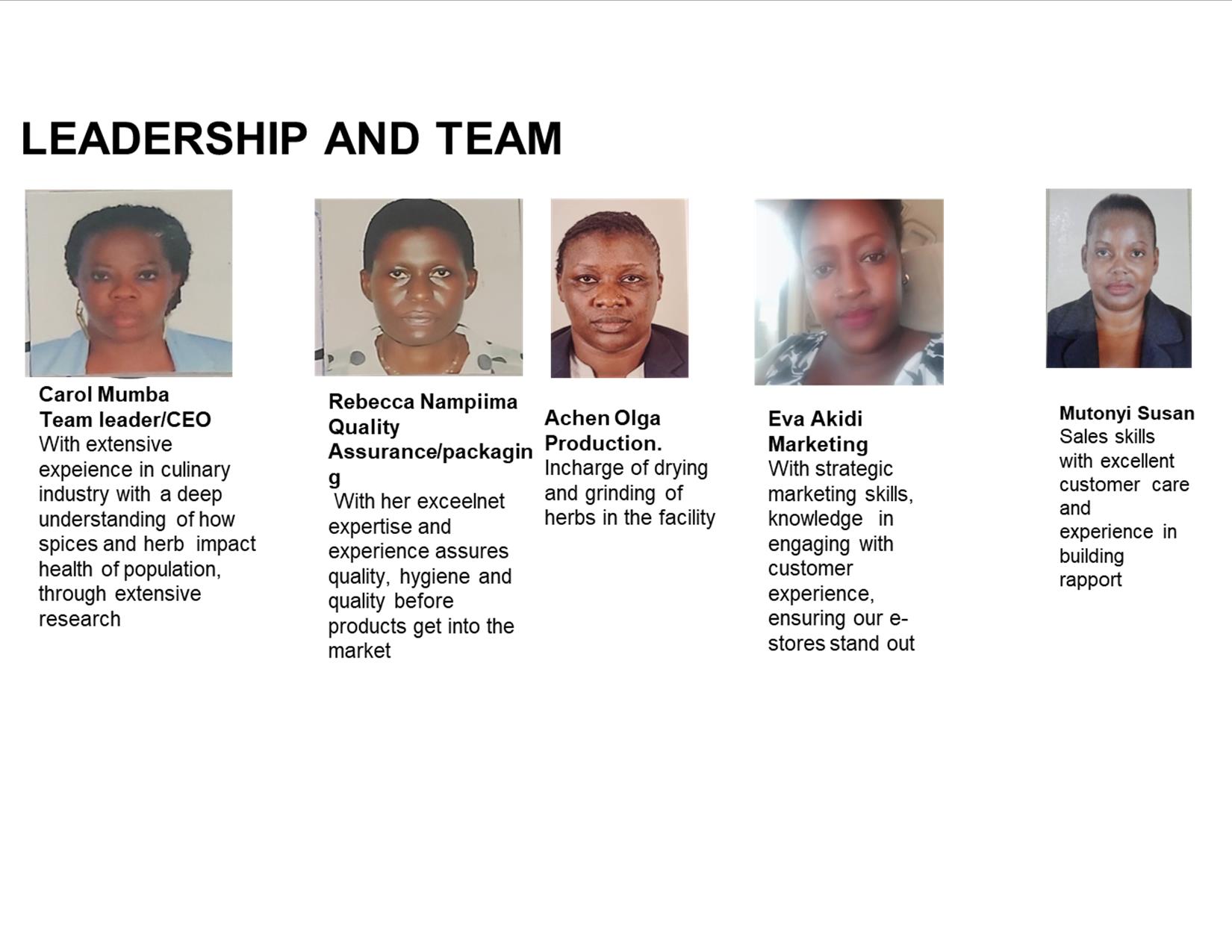 Akari leadership and team